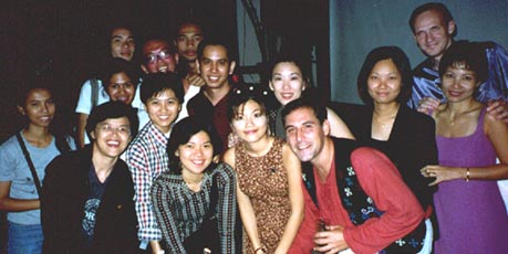 with friends