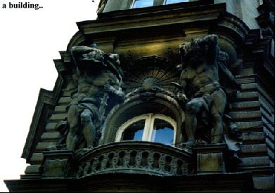 a building..