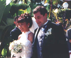 walking back after ceremony